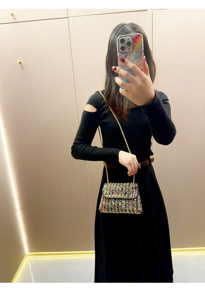 Üst Düzey Kadın Ziyafet Çantası Zincir Çanta-1 (Yurt Dışından) fiyatları