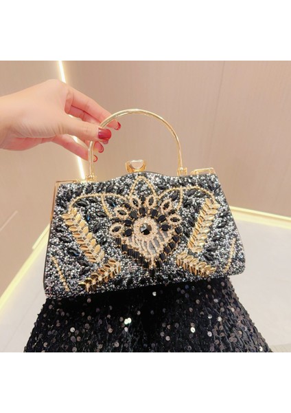 High-End Kaliteli Kadın Parti Ziyafet Bez Çanta-1 (Yurt Dışından)