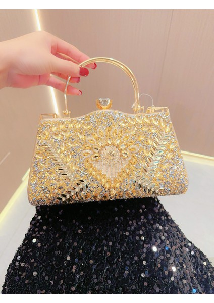 High-End Kaliteli Kadın Parti Ziyafet Bez Çanta-1 (Yurt Dışından)