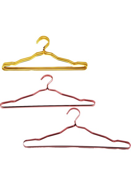 2pcs Gold - Bronz Komple Metal Askı (4738)