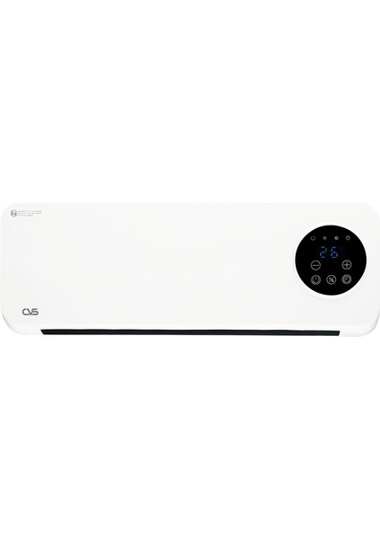 Kumandalı Soğuk - Sıcak Duvar Tipi Fanlı Isıtıcı LED Dokunmatik Dijital Ekran 2000W DN-3053 (4835)