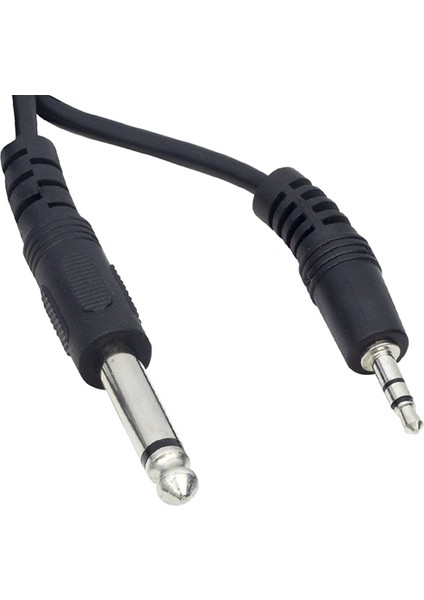 3.5 mm Stereo Erkek / 6.3 mm Mono Erkek 1,5 Metre Kablo (Ara Kablo) (4738)
