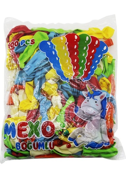 Mexo Boğumlu Balon 100PCS (4738)