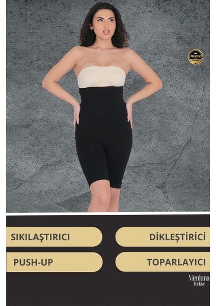 Yüksek Bel Destekli Iz Göstermeyen Kaymaz Toparlayıcı Popo Dikleştirici Push-Up Korse fiyatları