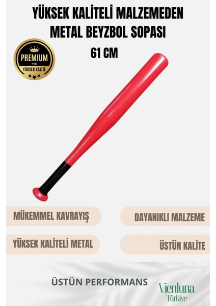 Özel Üretim Üstün Tutuş Sağlayan Kırılmaz Ultra Dayanıklı Metal Süper Baseball Beyzbol Sopası 61 cm