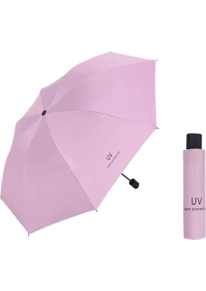 Şemsiye Uv Vinil Güneş Şemsiyesi Güneşli Şemsiye, Anti-Uv Güneş Koruma Şemsiyesi Katlanır Şemsiye (Yurt Dışından)