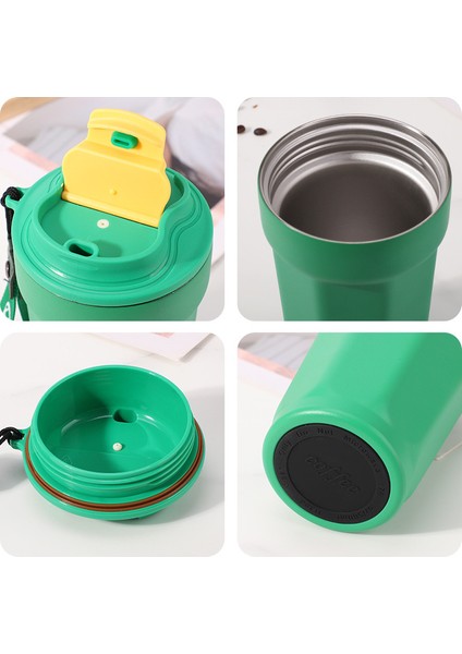 Sekizgen Kahve Termos Kupa Paslanmaz Çelik Araba Yalıtımlı Su Bardağı Açık Halat Fincan(Iki Girerek) (Yurt Dışından) modelleri