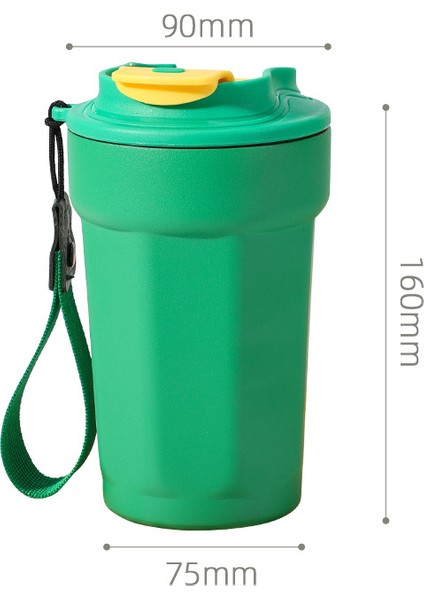 Sekizgen Kahve Termos Kupa Paslanmaz Çelik Araba Yalıtımlı Su Bardağı Açık Halat Fincan(Iki Girerek) (Yurt Dışından) fiyatları