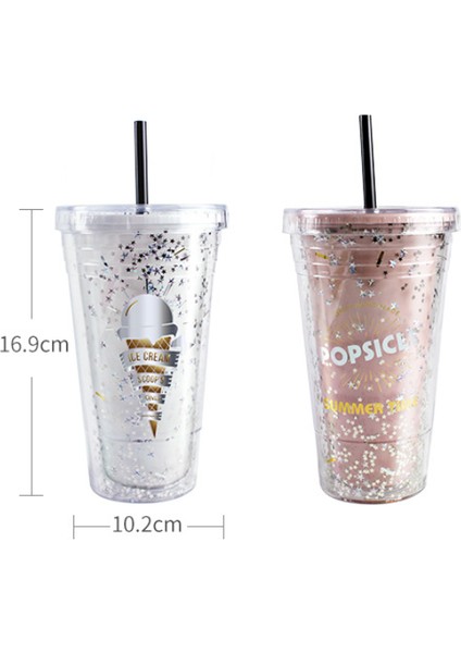 Yaz Tatlısı Çift Katlı Hasır Bardak Yaz Plastik Su Bardağı (Yurt Dışından) fiyatları