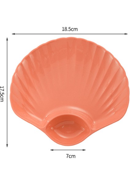 Ev Mutfak Yemeği Kabuk Şeklinde Yemek Tabağı (Yurt Dışından)