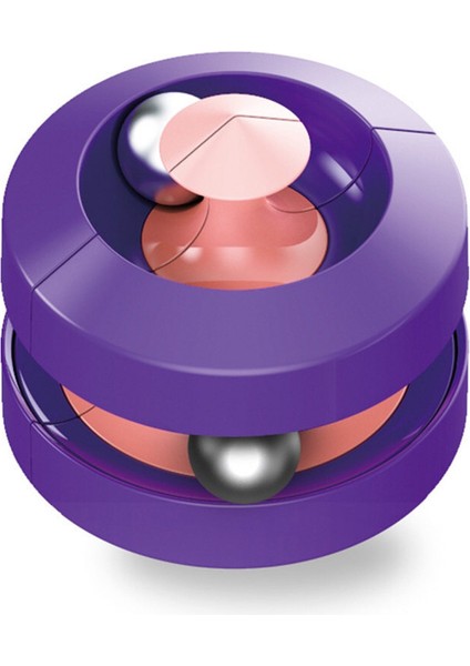 Yaratıcı Top Parçası Gyro Parmak Ucu Metal Bilyeler Dönen Parmak Rubik Küpü (Yurt Dışından)