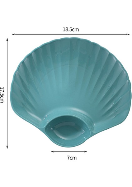 Ev Mutfak Yemeği Kabuk Şeklinde Yemek Tabağı (Yurt Dışından)