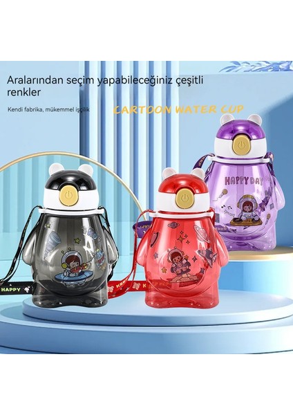 Çocuk Damlatmaz Bardak, Sevimli Karikatür Ilkokul Öğrencisi Düşmeyi Önleyici Sevimli Su Bardağı (Yurt Dışından) fırsatları