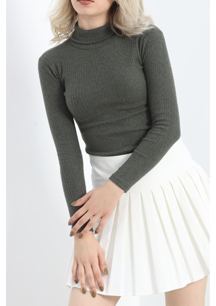 Balıkçı Yaka Body Haki - 8338.1567. fırsatları