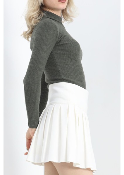 Balıkçı Yaka Body Haki - 8338.1567. indirimleri