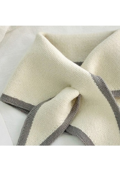 Kışlık Mini Üçgen Eşarp Sıcak Eşarp 80-100cmsığ Haki (Yurt Dışından)