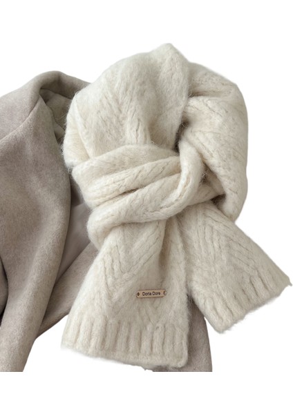 Kalınlaştırılmış Sıcak Yün Atkı (Yurt Dışından)