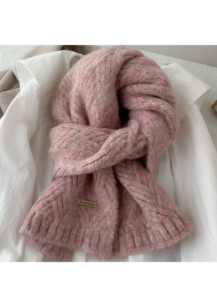 Kalınlaştırılmış Sıcak Yün Atkı (Yurt Dışından)