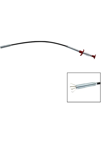 60 cm Yaylı Lavabo - Gider Temizleme Kıskaç Çubuk (4886)