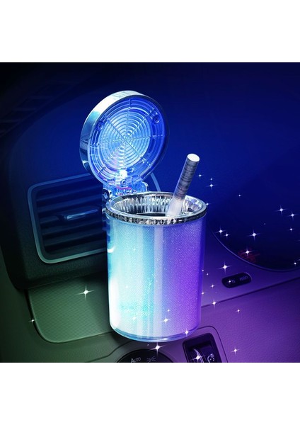 Araba Küllüğü Araba Led Işıkları İle Renkli Küllük (Yurt Dışından)