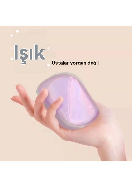 Taşınabilir Prenses Aynı Shun Saç Tarağı Düz Kıvırcık Saç Masajı Tarak Anti-Düğüm Anti-Statik (Yurt Dışından) modelleri
