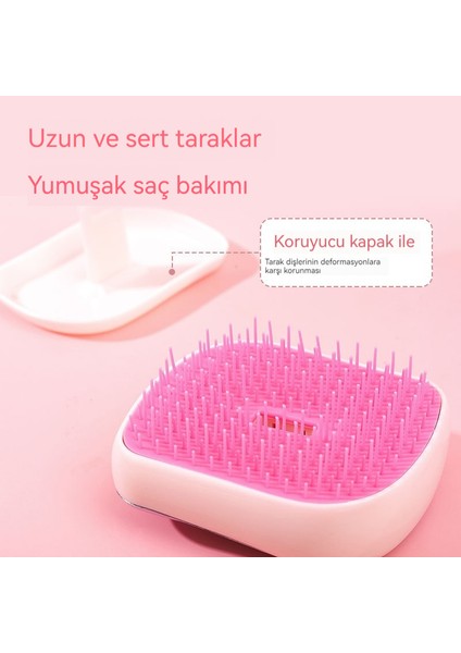 Taşınabilir Prenses Aynı Shun Saç Tarağı Düz Kıvırcık Saç Masajı Tarak Anti-Düğüm Anti-Statik (Yurt Dışından) fiyatları