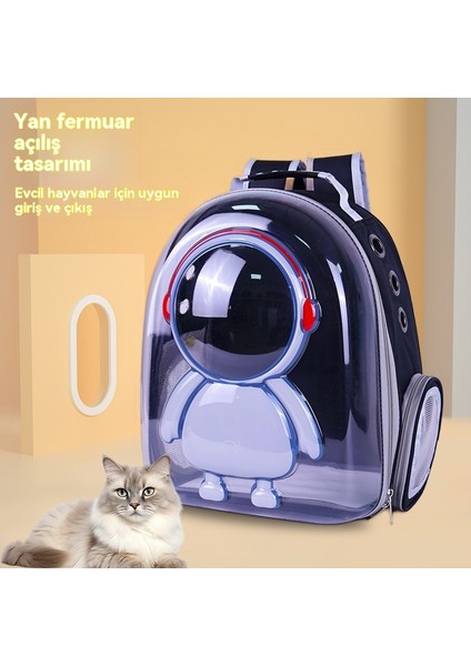 Kedi Çantası Taşınabilir Dışarı Nefes Alabilen Sırt Çantası Köpek Sırt Çantası Kedi Kafesi Uzay Kapsülü Evcil Hayvan Büyük Kapasiteli Kedi Çantası (Yurt Dışından) fiyatları
