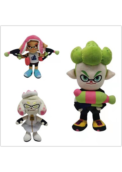 25Cm Yeni Jet Savaşçı 3 Splatoon3 Anime Oyunu Peluş Oyuncak (Yurt Dışından)