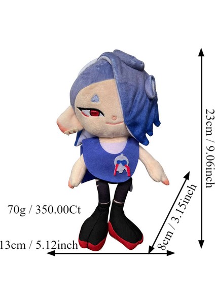 25Cm Yeni Jet Savaşçı 3 Splatoon3 Anime Oyunu Peluş Oyuncak (Yurt Dışından)