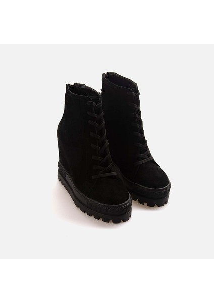 Dolgu Topuklu Kadın Bot 6200-1 modelleri