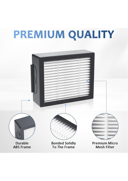 Seri: E5 E6 E7 I1 I3 I4 I5 I6 I7 I8 J7 Elektrikli Süpürgeler Için 3 Adet Yedek Hepa Filtresi (J7+ Değil) (Yurt Dışından) indirimleri