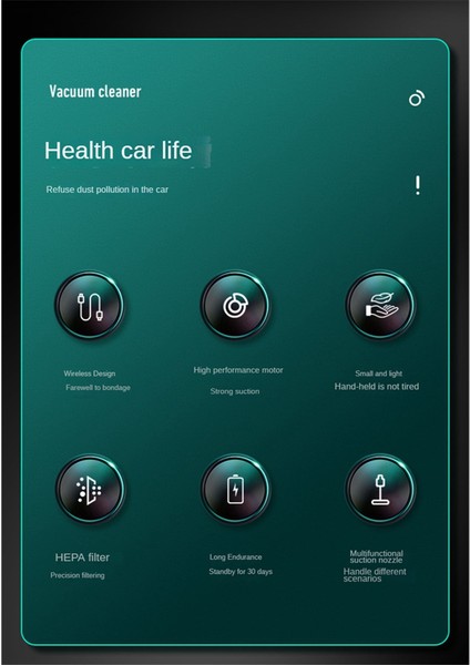 Taşınabilir Mini Araba Elektrikli Süpürgesi Şarj Edilebilir El Tipi Otomotiv Toz Tutucu Siklon Emiş (Yurt Dışından) fırsatları