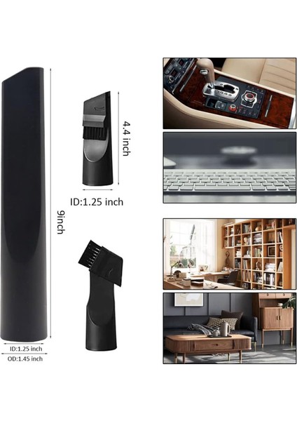 Ev Tipi Elektrikli Süpürge Ek Parçaları Aksesuarları - 2 12 Inç Ila 1 14 Hortum Adaptörü, Esnek Dar Alan Aracı (Yurt Dışından) indirimleri