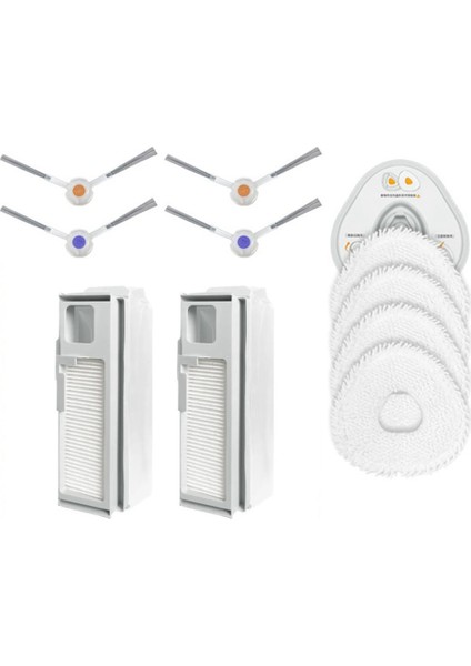 J4 Lite Robot Süpürge Yan Fırça Paspas Bezleri Bez Entegre Filtre Torbası Yedek Yedek Parçaları (Yurt Dışından)