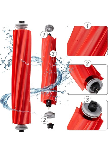 S7 Pro Ultras7 Maxv Elektrikli Süpürge Için Yedek Parçalar Ana Yan Fırça Paspas Filtre Torbaları (Yurt Dışından) fiyatları