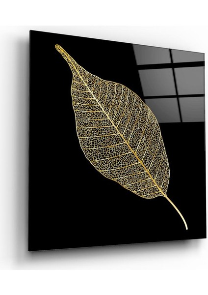 Gold Yaprak Cam Tablo | Hediyelik, Dekoratif, Ofis, Mutfak