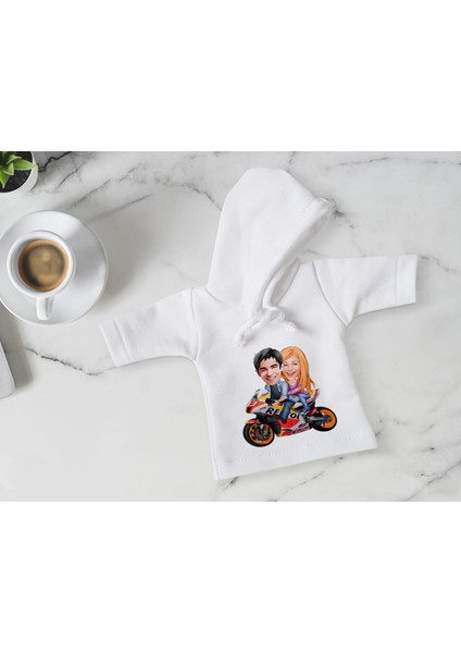 Kişiye Özel Sevgililer Karikatürlü Mini Beyaz Içki Şişesi Tişörtü , Ev Bar Dekoru, Viski, Şarap, Votka, Rakı Şişesi Tişörtü, Ev Barı-44 fırsatları