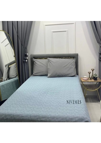 Nivemeshome Petrol 160X230 Tek Pike Örtüsü Tek Kişilik