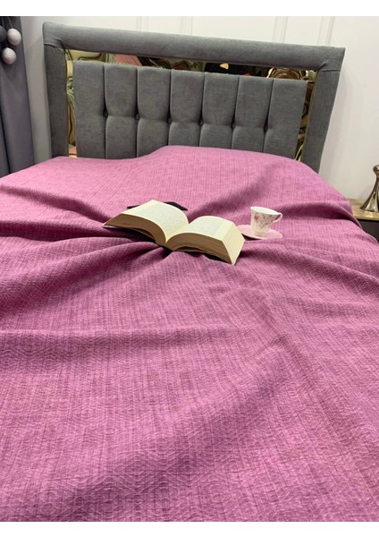 Nivemeshome Mor 160X230 Tek Pike Örtüsü Tek Kişilik
