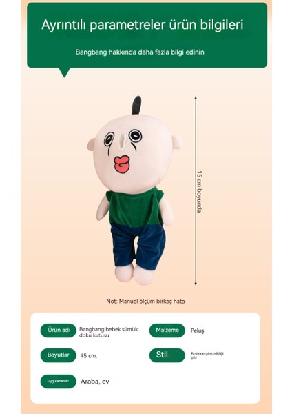 35Cm Komik Bangbang Uyuyan Peluş Oyuncak (Yurt Dışından)