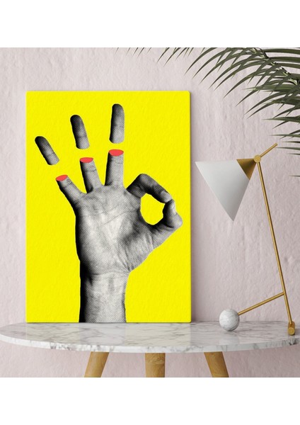 Fantastic Tasarımlı Kanvas Tablo-57 30X50CM Ev Dekorasyonu, Ev Hediyesi