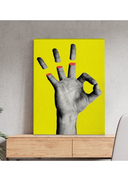 Fantastic Tasarımlı Kanvas Tablo-57 50X70CM Ev Dekorasyonu, Ev Hediyesi