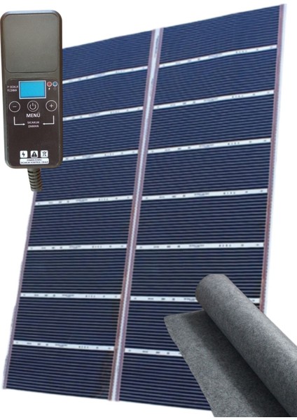 Halı Altı Isıtıcı Karbon Film Zaman Ayarlı Dijital Termostatlı Keçeli fiyatları