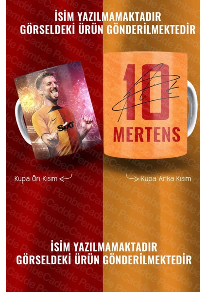 Mertens Baskılı Porselen Kupa Bardak Mug Kahve Hediye Yılbaşı