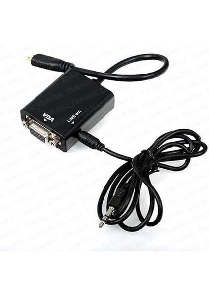 Dk-Hd-Ahdmıxvga Mini Hdmı - VGA ve Ses Aktif Kablosu fırsatları
