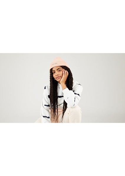 ® Kadın Modern Vintage Logo Beanie