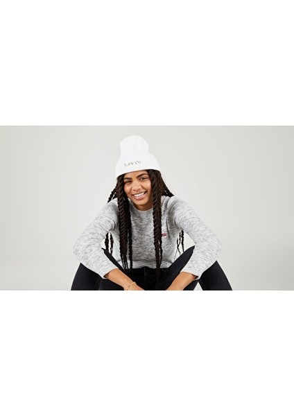 ® Kadın Modern Vintage Logo Beanie