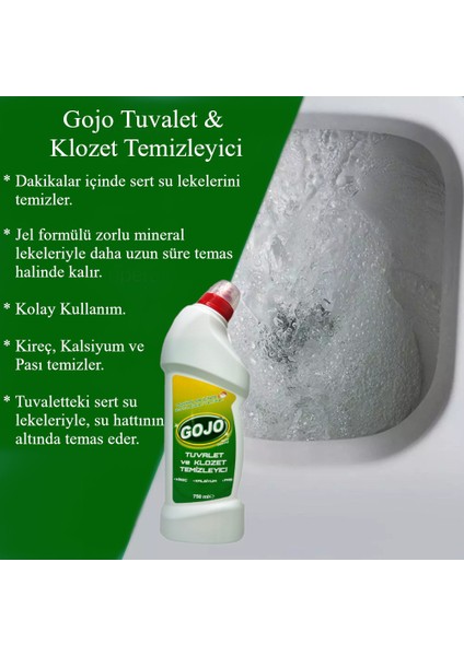 Tuvalet ve Klozet Temizleyici 750 ml