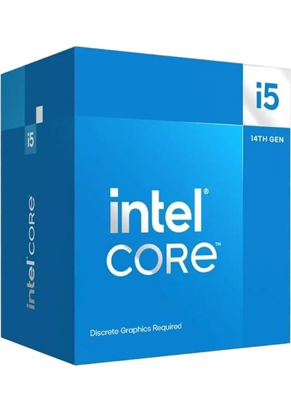 Raptor Lake I5-14400F Vga'sız, Fanlı 10 Cores 2,50/4.70GHZ 20MB Lga 1700