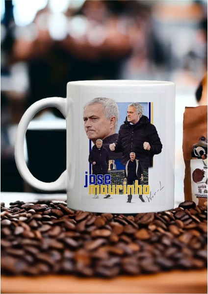 Jose Mourinho Baskılı Porselen Kupa Kahve Bardak Mug Kupa